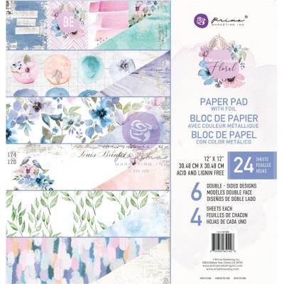 Prima Marketing Watercolor Floral Designpapier -
